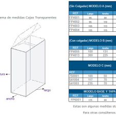 Ferpack referencias de cajas